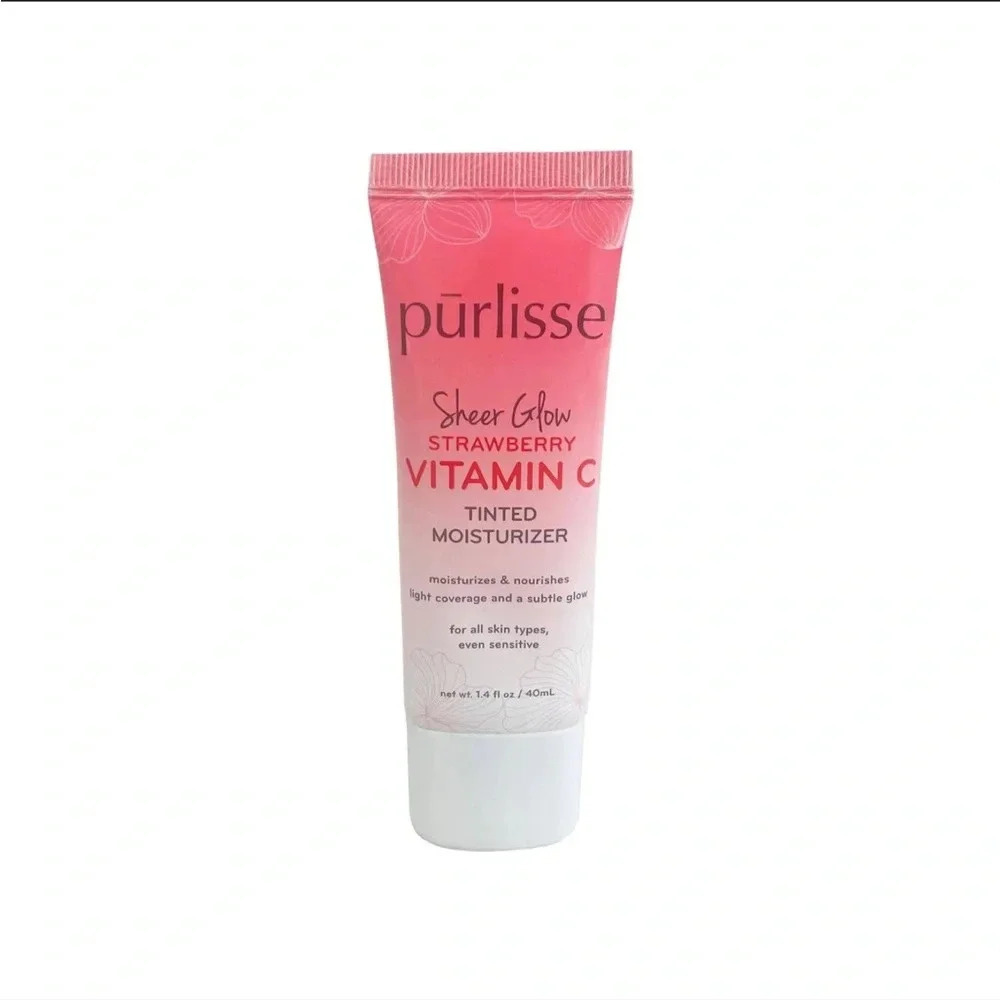 purlisse SHEER GLOW STRAWBERRY VITAMIN C TINTED MOISTURIZER LIGHT